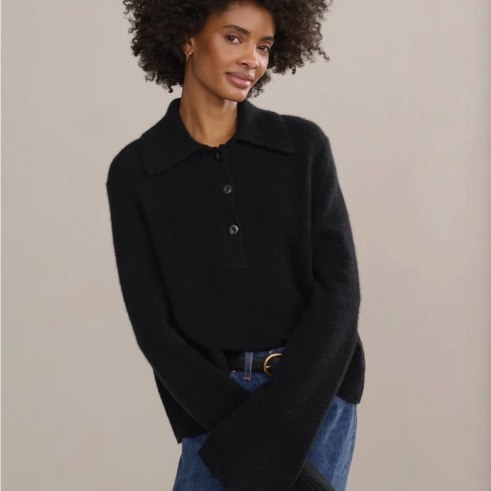 Jenni Kayne Cashmere Stevie Polo Sweater